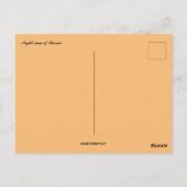 Carte Postale Vue nocturne de la Russie (Dos)