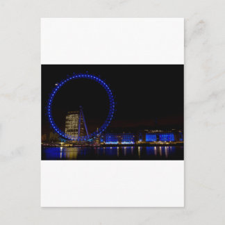 Carte Postale Vue nocturne de London Eye