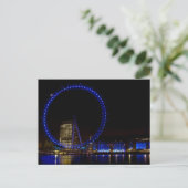 Carte Postale Vue nocturne de London Eye (Debout devant)