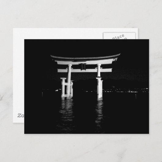 Carte Postale Vue nocturne de Torii (Devant / Derrière)