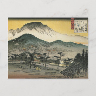 Carte Postale Vue nocturne d'un temple dans les collines par And
