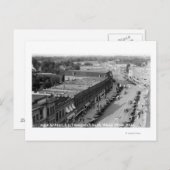 Carte Postale Vue nord-est de Main St depuis Baker Bldg (Devant / Derrière)