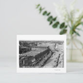 Carte Postale Vue nord-est de Main St depuis Baker Bldg (Debout devant)