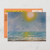 Carte Postale Vue océan (Devant / Derrière)