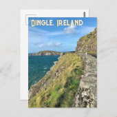 Carte Postale Vue Océan Dingle (Devant / Derrière)