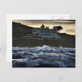 Carte Postale Vue orageuse, Burgh Island Hotel, Devon (Devant / Derrière)