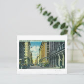 Carte Postale Vue ouest de la 7e rue de la rue Spring (Debout devant)