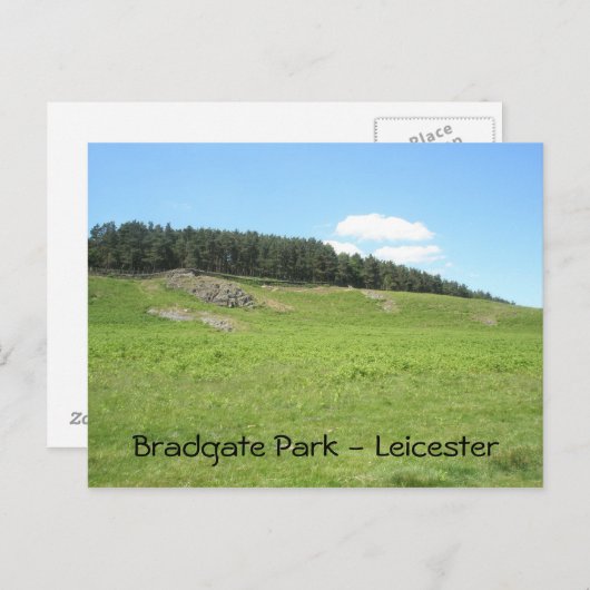 Carte Postale Vue panoramique Bradgate Park (Devant / Derrière)