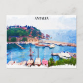 Carte Postale Vue panoramique d'Antalya Turquie (Devant)