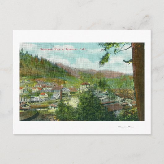 Carte Postale Vue panoramique de CityDunsmuir, CA (Devant)