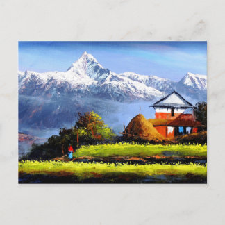 Carte Postale Vue Panoramique De La Belle Montagne De L'Everest