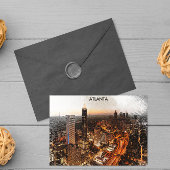 Carte Postale Vue panoramique de la ligne aérienne Atlanta Georg