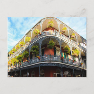 Carte Postale Vue panoramique de la rue NOLA Bourbon