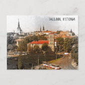 Carte Postale Vue panoramique de la ville de Tallinn Estonie (Devant)