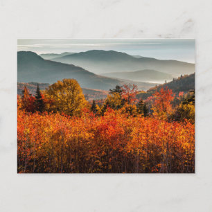 Carte Postale Vue panoramique de l'autoroute Kancamagus au lever