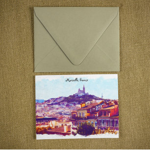 Carte Postale Vue panoramique de Marseille France