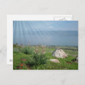 Carte Postale Vue panoramique de mer de la Galilée (Devant / Derrière)