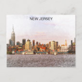 Carte Postale Vue panoramique de New Jersey City (Devant)