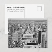 Carte Postale Vue panoramique de Philadephia (Devant / Derrière)