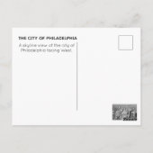 Carte Postale Vue panoramique de Philadephia (Dos)
