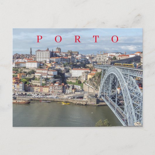 Carte postale vue panoramique de Porto (Devant)