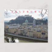 carte postale vue panoramique de Salzbourg (Devant)