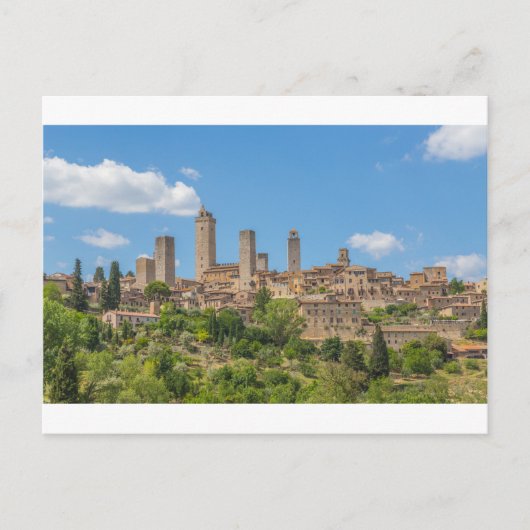 Carte Postale Vue panoramique de San Gimignano Toscane Italie (Devant)