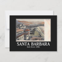 Vue panoramique de Santa Barbara CA 1910