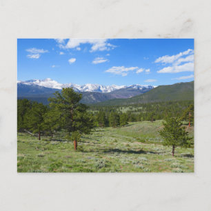 Carte Postale Vue panoramique des montagnes Rocheuses