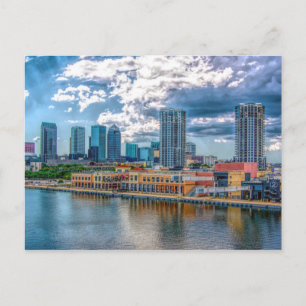 Carte Postale Vue panoramique du centre-ville de Tampa