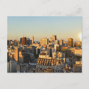 Carte Postale Vue Panoramique Du Paysage Citymatique À Dusk