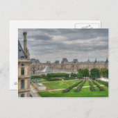 Carte Postale Vue panoramique Musée du Louvre (Devant / Derrière)