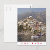 Carte postale vue panoramique Positano (Devant / Derrière)