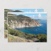Carte Postale Vue panoramique sur la Sardaigne (Devant / Derrière)