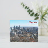 Carte Postale Vue panoramique sur Montréal (Debout devant)
