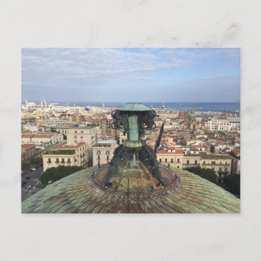 Carte Postale Vue panoramique sur Palerme (Devant)