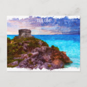Carte Postale Vue panoramique Tulum Mexico (Devant)