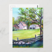 Carte Postale Vue pastorale (Devant / Derrière)