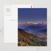 Carte Postale Vue Paysage : HIMALAYA POKHARA NÉPAL (Devant / Derrière)