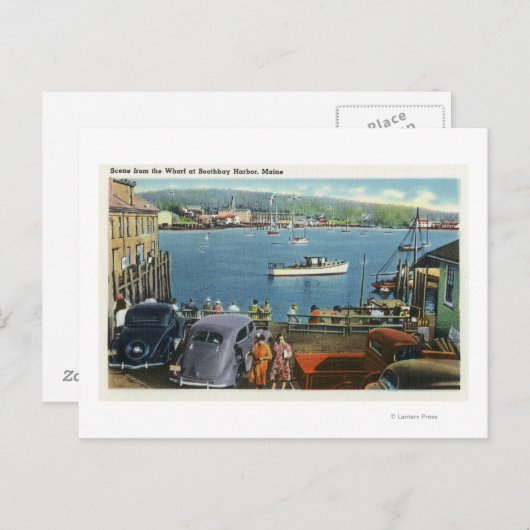 Carte Postale Vue pittoresque depuis le quai, les bateaux et les (Devant / Derrière)