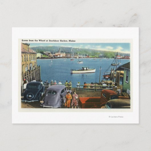 Carte Postale Vue pittoresque depuis le quai, les bateaux et les (Devant)