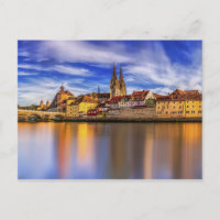 Vue pittoresque du fleuve Regensburg