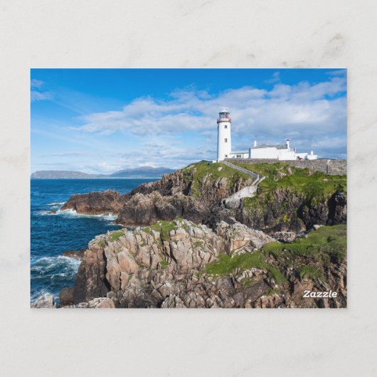 Carte Postale Vue pittoresque du phare de Fanad Head Irlande (Dos)