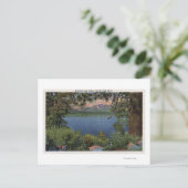 Carte Postale Vue pittoresque sur le lac (Debout devant)