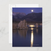 Carte Postale Vue pittoresque sur le lac Mono en dehors de Yosem (Devant / Derrière)