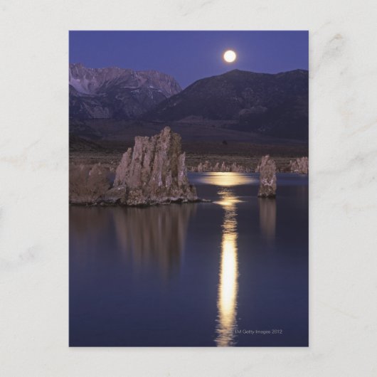 Carte Postale Vue pittoresque sur le lac Mono en dehors de Yosem (Devant)