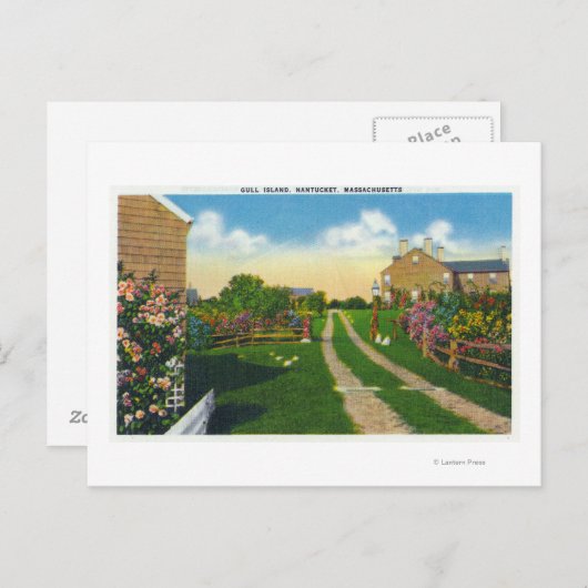 Carte Postale Vue pittoresque sur l'île de Gull (Devant / Derrière)