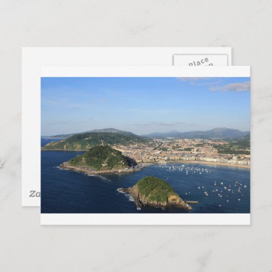 Carte Postale Vue pittoresque sur Saint-Sébastien (Devant / Derrière)