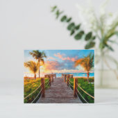 Carte Postale Vue plage (Debout devant)