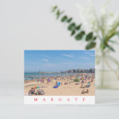 Carte postale vue plage Margate (Debout devant)
